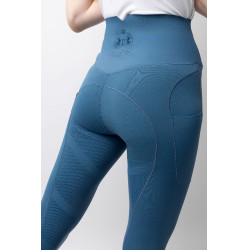 Thermo-Leggings B Vertigo nahtlos mit Vollbesatz Leonora Meerestitan Marineblau