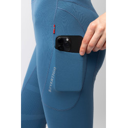 Thermo-Leggings B Vertigo nahtlos mit Vollbesatz Leonora Meerestitan Marineblau