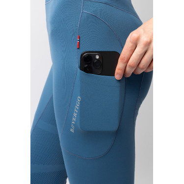 Thermo-Leggings B Vertigo nahtlos mit Vollbesatz Leonora Meerestitan Marineblau