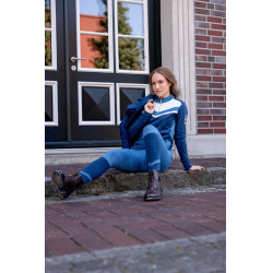 Thermo-Leggings B Vertigo nahtlos mit Vollbesatz Leonora Meerestitan Marineblau