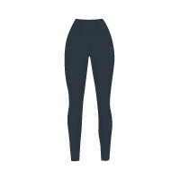 Hybride Thermo-Leggings Horze Anya Full Grip Kaviar Schwarz