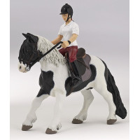Figur Poney gesattelt und...