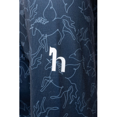 Trainings-T-Shirt Pegasus Kinder Horze Blaubeere Trainings-T-Shirt Pegasus Kinder Horze Blaubeere