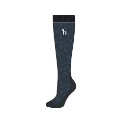 Winterreitsocken Horze Kinder Pegasus Blaubeere