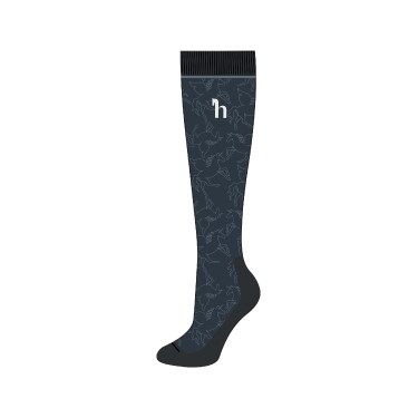 Winterreitsocken Horze Kinder Pegasus Blaubeere