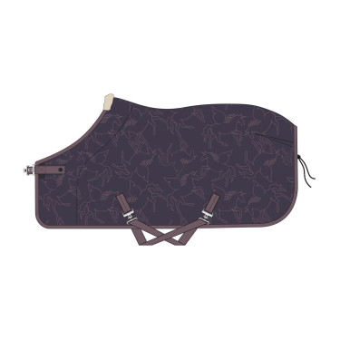 Polar-Decke für Pony Horze Pegasus Feuerstein Grau