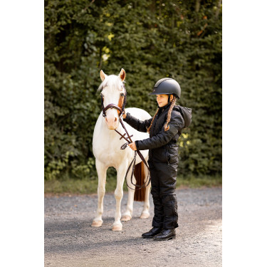 Gepolsterter Kinder-Overall Horze Annica Schwarz