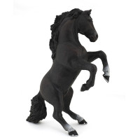 Schwarzes steigendes Pferd...