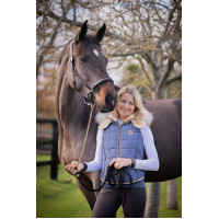 Daunenjacke New Roge Pénélope Blau / Grau