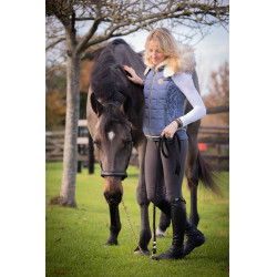 Daunenjacke New Roge Pénélope Blau / Grau