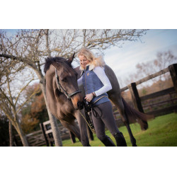 Daunenjacke New Roge Pénélope Blau / Grau