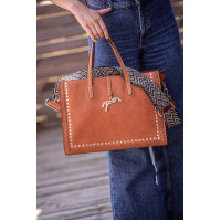 Pénélope Naily Romane Handtasche Cognac Braun