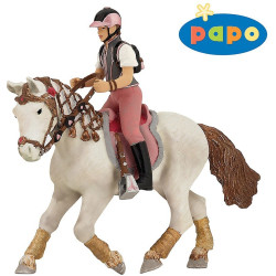 Junge Reiterin Figur PAPO Junge Reiterin Figur PAPO