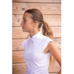 Wettkampf-Poloshirt Pénélope Seville Weiß Weiß Wettkampf-Poloshirt Pénélope Seville Weiß Weiß