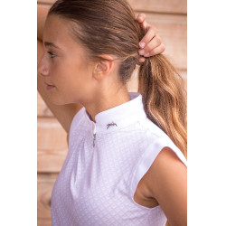 Wettkampf-Poloshirt Pénélope Seville Weiß Weiß Wettkampf-Poloshirt Pénélope Seville Weiß Weiß
