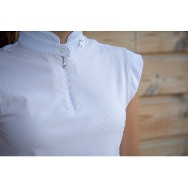 Wettkampf-Poloshirt Pénélope Seville Sand Beige Wettkampf-Poloshirt Pénélope Seville Sand Beige