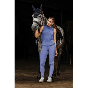 Pull-on Equithème Flora Silikon-Vollbesatz Violett Lila