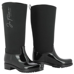 Gummistiefel Equithème Je t'aime Schwarz