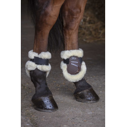 Fesselkopfgamaschen Norton XTR Kunstfell Braun