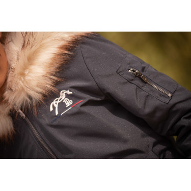 Bombers Pénélope Lyon Meeresglitzer Blau