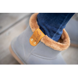 Pénélope Stiefel Grau / Braun