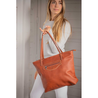 Pénélope Toti Tasche Cognac Braun