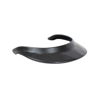Leder-Visier für Naca-Helm Schwarz