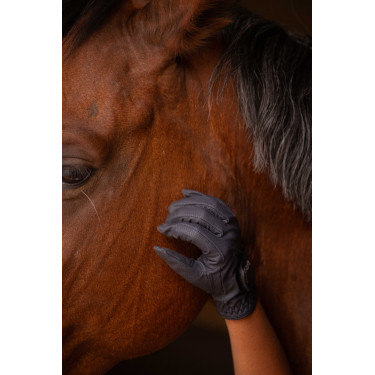 Handschuhe Eden by Pénélope Prisma Strass Marine Marineblau