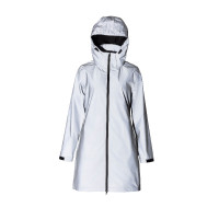 Damen-Regenjacke Horze, reflektierend Reflektierender Aufdruck Grau Damen-Regenjacke Horze, reflektierend Reflektierender Aufdruck Grau