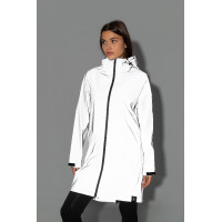 Damen-Regenjacke Horze, reflektierend Reflektierender Aufdruck Grau Damen-Regenjacke Horze, reflektierend Reflektierender Aufdruck Grau
