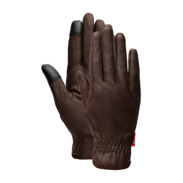 Reithandschuhe B Vertigo Luka Dunkelbraun