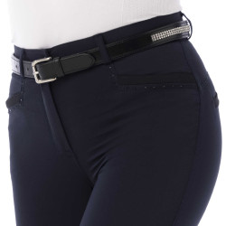 Reithose Equithème Safir Marine / Schwarz Blau Reithose Equithème Safir Marine / Schwarz Blau