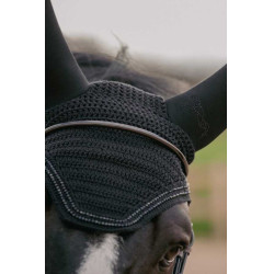 Mütze für Pferde Pénélope Soundless Strass Schwarz