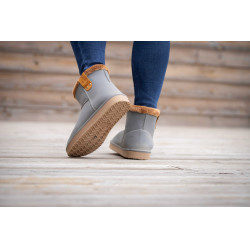 Pénélope Stiefel Grau / Braun