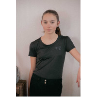 T-Shirt Tecty Pénélope Kurzarm Grau T-Shirt Tecty Pénélope Kurzarm Grau