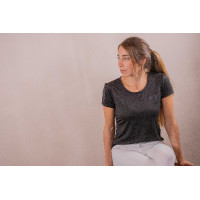 T-Shirt Tecty Pénélope Kurzarm Grau T-Shirt Tecty Pénélope Kurzarm Grau