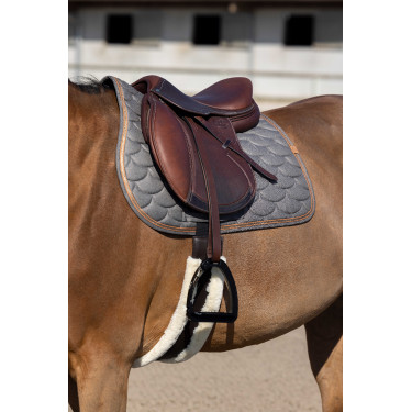Satteldecke Equithème Khadi Braun