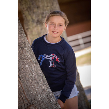 Sweatshirt Pénélope Chloé Marineblau Sweatshirt Pénélope Chloé Marineblau
