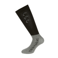 Reitsocken Equithème Compet 2 Paar Schwarz / Hellgrau Reitsocken Equithème Compet 2 Paar Schwarz / Hellgrau