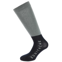 Reitsocken Equithème Compet 2 Paar Grau / Marine