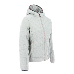 Softshelljacke Equithème Mona Meliertes Grau