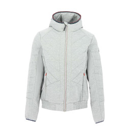 Softshelljacke Equithème Mona Meliertes Grau