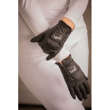 Handschuhe Eden by Pénélope Lyoni Schwarz Handschuhe Eden by Pénélope Lyoni Schwarz