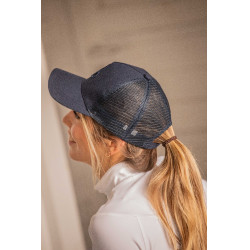 Pénélope Mesh Cap Marine Marineblau