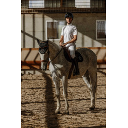 Polo Mesh Equithème Edy Weiß Weiß Polo Mesh Equithème Edy Weiß Weiß