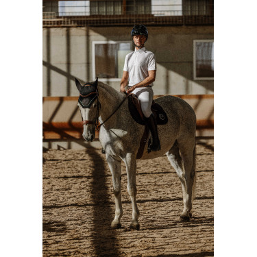 Polo Mesh Equithème Edy Weiß Weiß Polo Mesh Equithème Edy Weiß Weiß