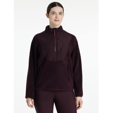 LeMieux Clara Hybrid-Fleecejacke Pflaume Lila LeMieux Clara Hybrid-Fleecejacke Pflaume Lila