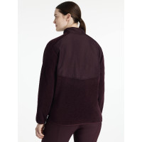 LeMieux Clara Hybrid-Fleecejacke Pflaume Lila