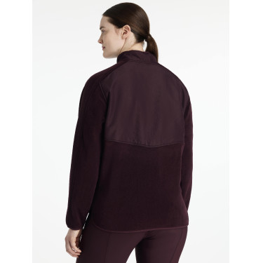LeMieux Clara Hybrid-Fleecejacke Pflaume Lila LeMieux Clara Hybrid-Fleecejacke Pflaume Lila