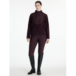 LeMieux Clara Hybrid-Fleecejacke Pflaume Lila LeMieux Clara Hybrid-Fleecejacke Pflaume Lila